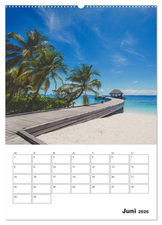 Produktbild: Inselparadiese im S&uuml;dpazifik (hochwertiger Premium Wandkalender 2026 DIN A2 hoch), Kunstdruck in Hochglanz