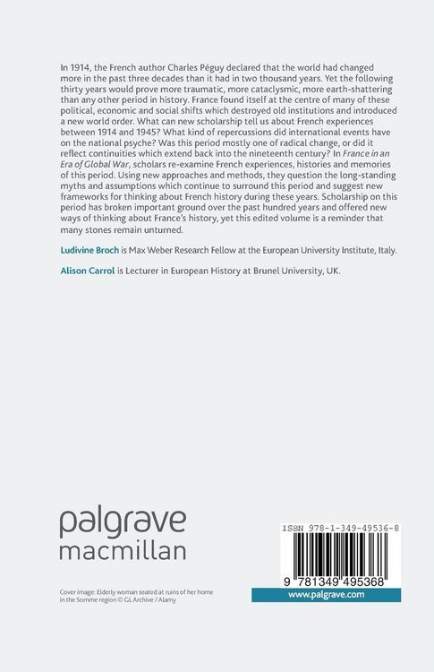 Produktbild: France in an Era of Global War, 1914-1945