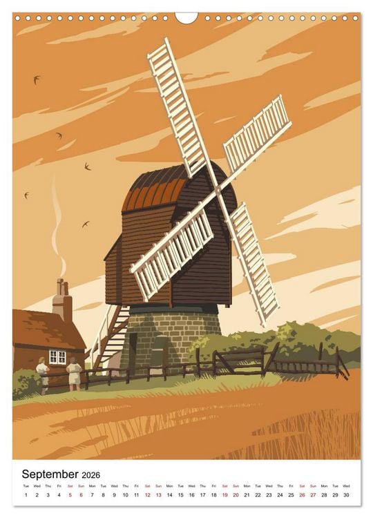 Produktbild: Ilkeston, Past and Present (Wall Calendar 2026 DIN A3 portrait), CALVENDO 12 Month Wall Calendar