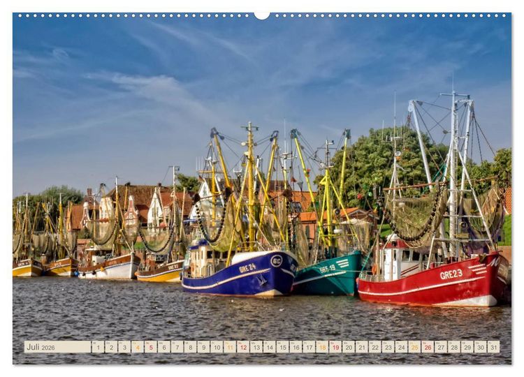 Produktbild: Reise an die Nordsee - Greetsiel (hochwertiger Premium Wandkalender 2026 DIN A2 quer), Kunstdruck in Hochglanz
