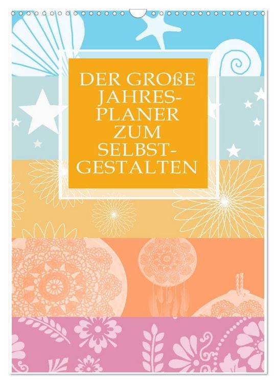 Produktbild: Der gro&szlig;e Jahresplaner zum Selbstgestalten (Wandkalender 2026 DIN A3 hoch), CALVENDO Monatskalender