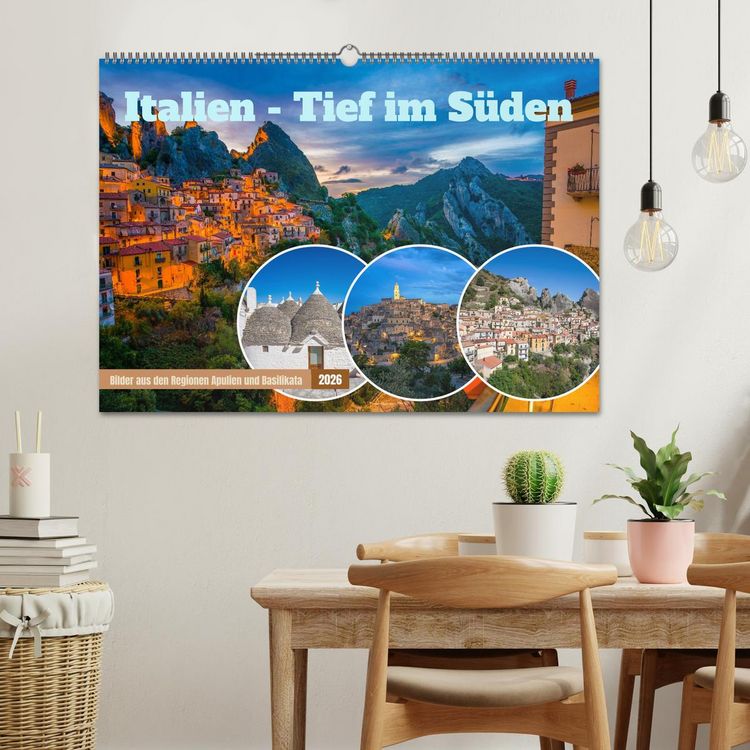 Produktbild: Italien - Tief im S&uuml;den (Wandkalender 2026 DIN A2 quer), CALVENDO Monatskalender