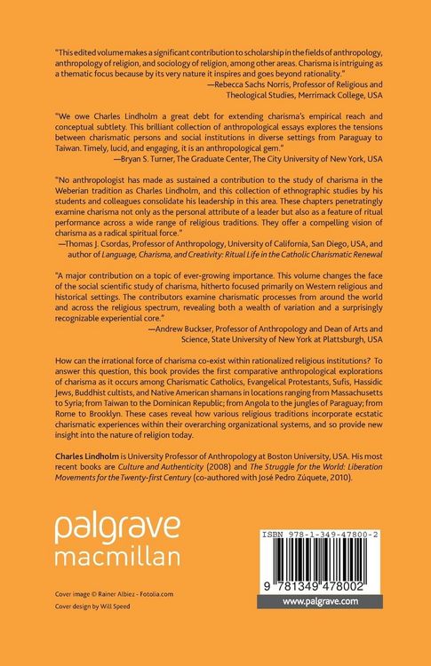 Produktbild: The Anthropology of Religious Charisma