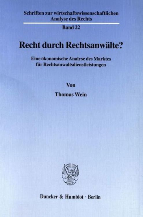 Produktbild: Recht durch Rechtsanw&auml;lte?