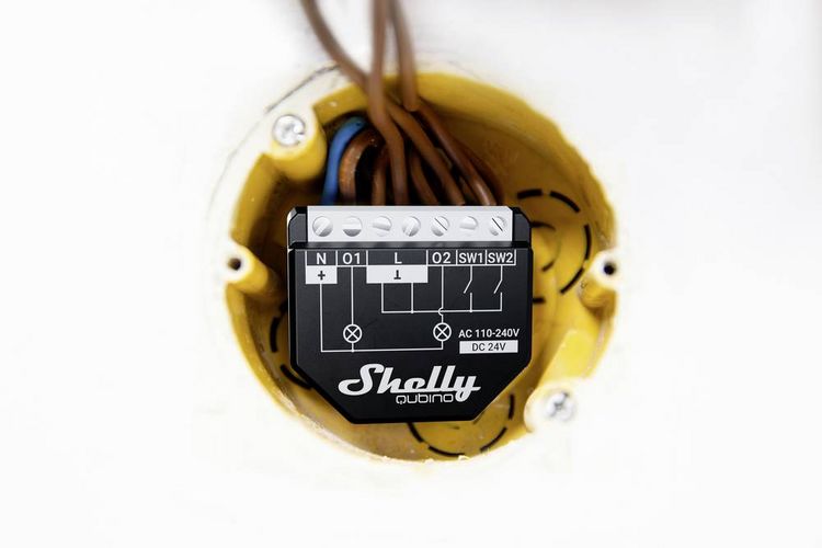 Produktbild: Shelly Qubino Wave 2PM Schaltaktor Z-Wave, Z-Wave+