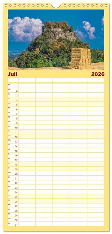 Produktbild: Familienplaner 2026 - Herbst rund um den Bodensee mit 5 Spalten (Wandkalender, 21 x 45 cm) CALVENDO