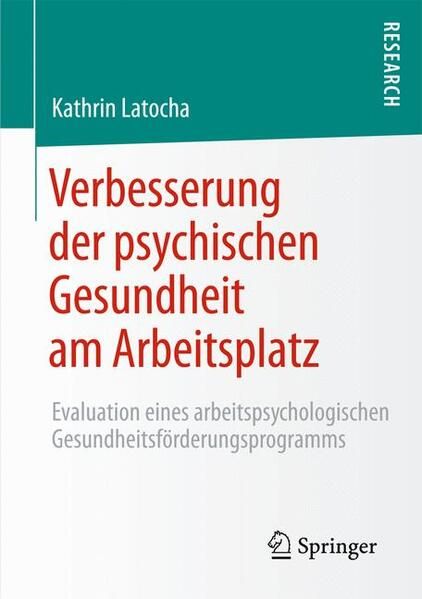 Produktbild: Verbesserung der psychischen Gesundheit am Arbeitsplatz