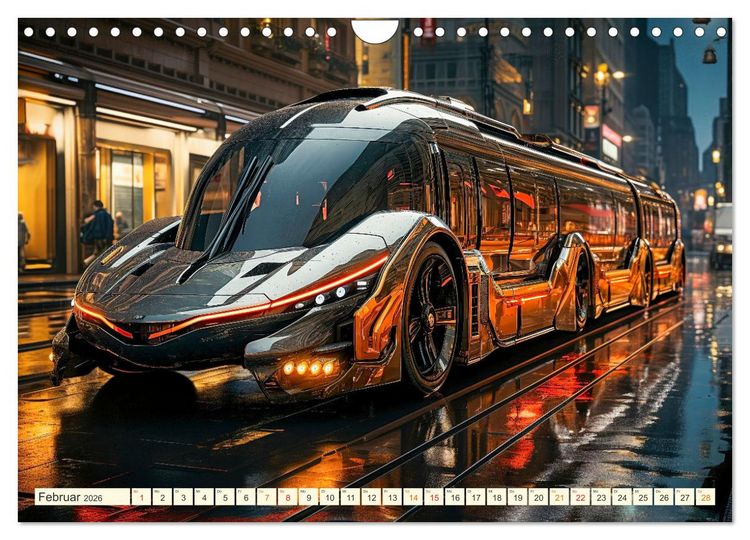 Produktbild: Busse Fantasien (Wandkalender 2026 DIN A4 quer), CALVENDO Monatskalender
