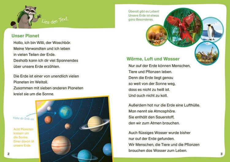 Produktbild: WAS IST WAS Erstes Lesen. Leser&auml;tsel Unsere Erde