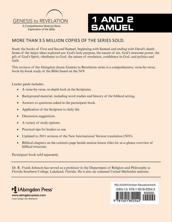 Produktbild: Genesis to Revelation: 1 and 2 Samuel Leader Guide