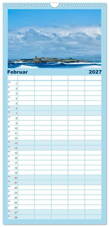 Produktbild: Familienplaner 2027 - Mauritius - Perle im Indischen Ozean mit 5 Spalten (Wandkalender, 21 x 45 cm) CALVENDO
