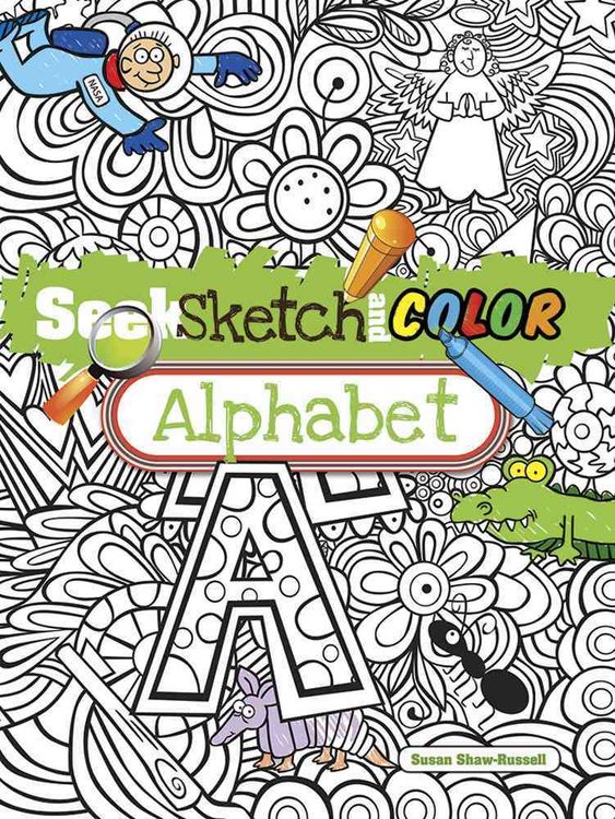 Produktbild: Seek, Sketch and Color -- Alphabet
