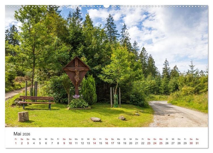 Produktbild: Grafschaft, ein Dorf im Schmallenberger Sauerland (hochwertiger Premium Wandkalender 2026 DIN A2 quer), Kunstdruck in Hochglanz