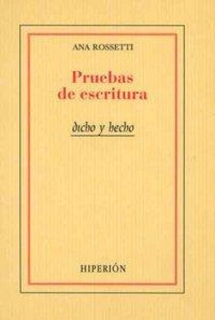 Produktbild: Pruebas de escritura