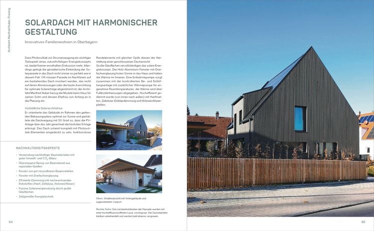 Produktbild: Nachhaltige H&auml;user - Energieeffizient, &ouml;kologisch, zukunftsf&auml;hig - Neubauten und Umbauten. 25 H&auml;user
