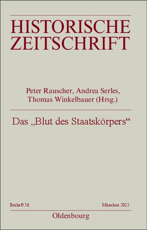 Produktbild: Das "Blut des Staatsk&ouml;rpers"