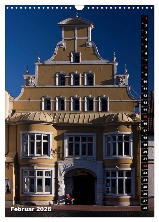 Produktbild: Zauberhaftes Wismar (Wandkalender 2026 DIN A3 hoch), CALVENDO Monatskalender