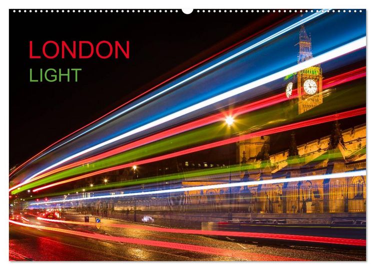 Produktbild: London Light (Wandkalender 2026 DIN A2 quer), CALVENDO Monatskalender