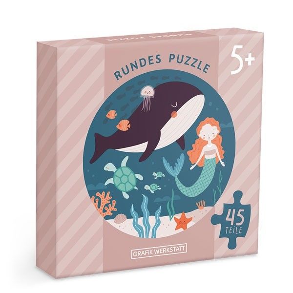 Produktbild: Rundes Puzzle Unterwasserwelt