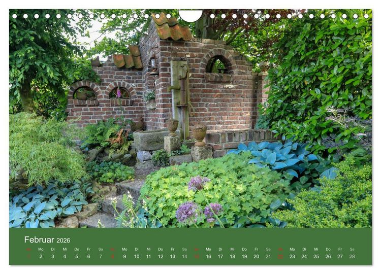 Produktbild: G&auml;rten in Westfalen &ouml;ffnen ihre Pforten (Wandkalender 2026 DIN A4 quer), CALVENDO Monatskalender