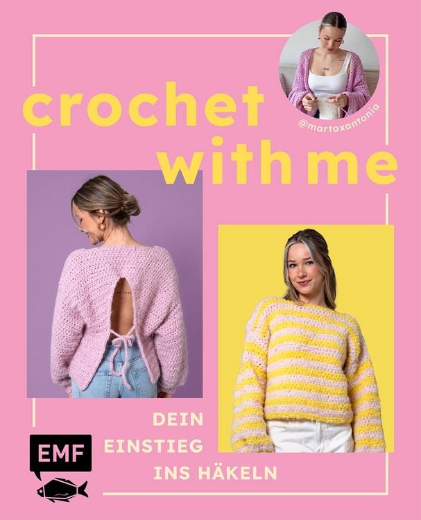 Produktbild: Crochet with me &ndash; Kleidung h&auml;keln lernen, die dir passt mit @martaxantonia