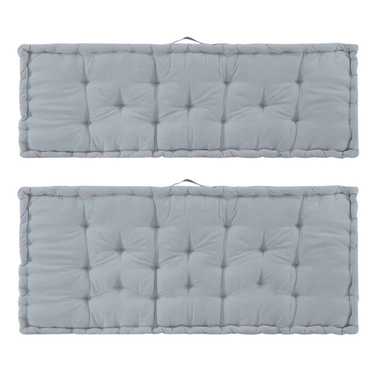 Produktbild: HTI-Living Palettenkissen Set Grau 2-teilig Palettenkissen Set Grau 2-teilig