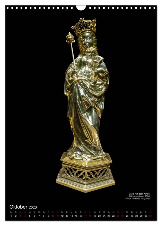 Produktbild: Maria - Mutter Gottes (Wandkalender 2026 DIN A3 hoch), CALVENDO Monatskalender