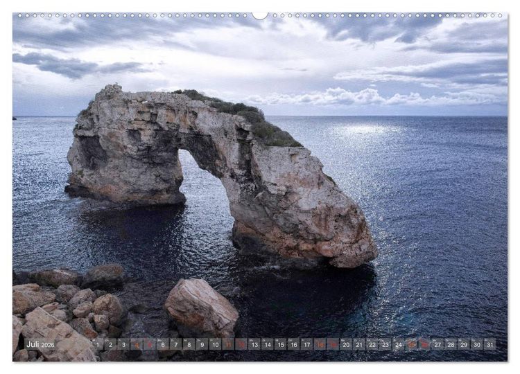 Produktbild: Mallorca Zauberhaftes Licht (Wandkalender 2026 DIN A2 quer), CALVENDO Monatskalender