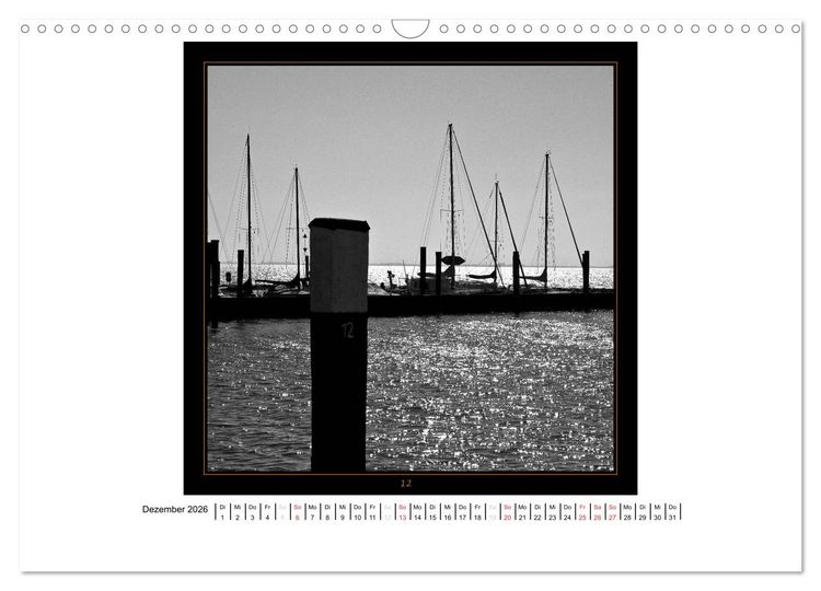 Produktbild: Wangerooge in Fine Art (Wandkalender 2026 DIN A3 quer), CALVENDO Monatskalender