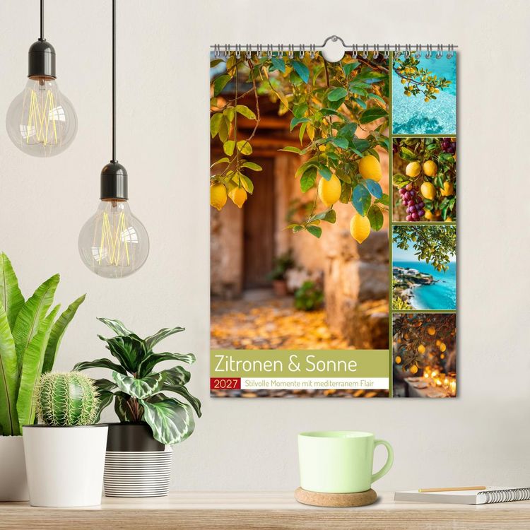 Produktbild: Zitronen & Sonne (Wandkalender 2027 DIN A4 hoch), CALVENDO Monatskalender
