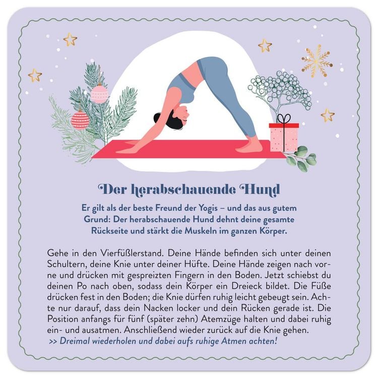 Produktbild: 24 x Yoga - Entspannt durch den Advent