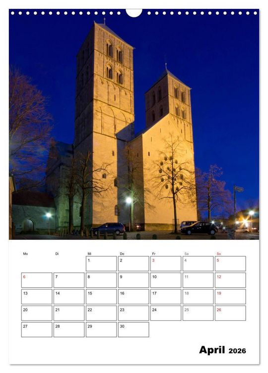 Produktbild: M&uuml;nster entdecken (Wandkalender 2026 DIN A3 hoch), CALVENDO Monatskalender