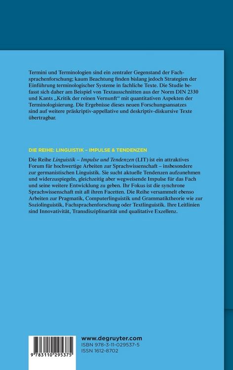 Produktbild: Definitionen und Termini