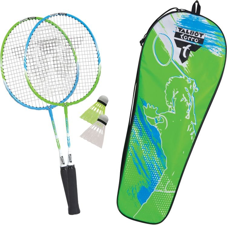 Produktbild: Schildkr&ouml;t 449410 - Talbot-Torro Badminton-Set 2-Attacker Junior, 2-Player Set, Kinder-Federball-Set
