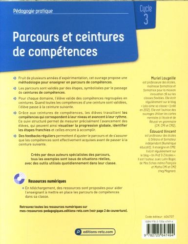 Produktbild: Parcours et ceintures de comp&eacute;tences : cycle 3