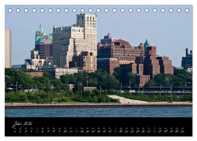 Produktbild: Ansichten einer Stadt: New York (Tischkalender 2026 DIN A5 quer), CALVENDO Monatskalender