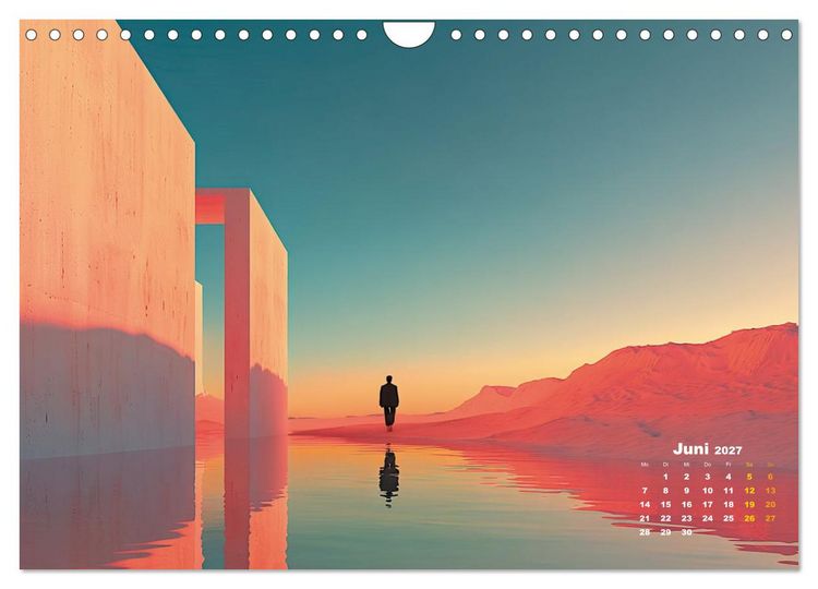 Produktbild: Die Essenz der leisen Formen (Wandkalender 2027 DIN A4 quer), CALVENDO Monatskalender