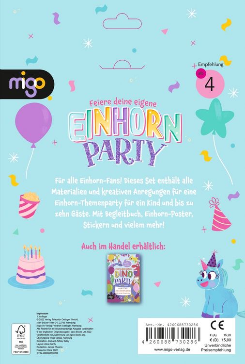 Produktbild: Feiere deine eigene Einhorn-Party