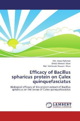 Produktbild: Rahman, M: Efficacy of Bacillus spharicus protein on Culex q