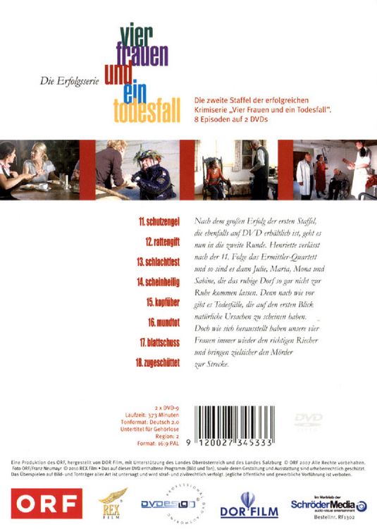 Produktbild: Vier Frauen und ein Todesfall - Staffel 2 [2 DVDs]