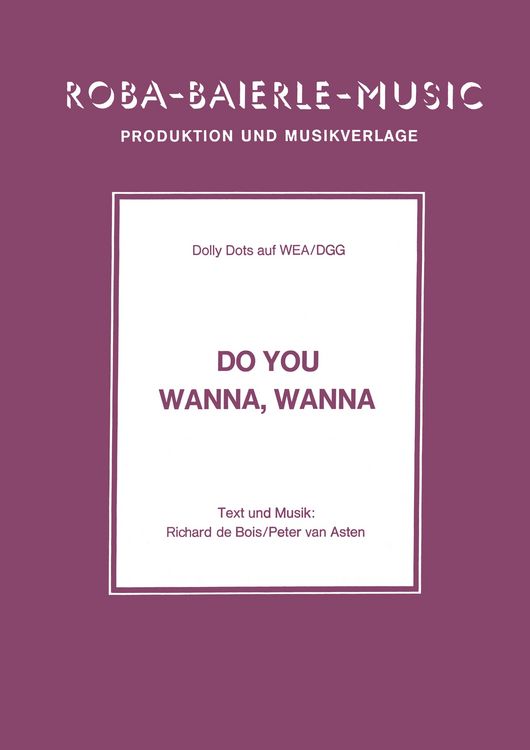 Produktbild: Do You Wanna, Wanna