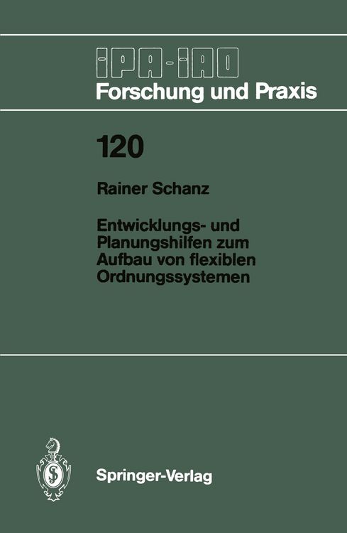 Produktbild: Entwicklungs- und Planungshilfen zum Aufbau von flexiblen Ordnungssystemen