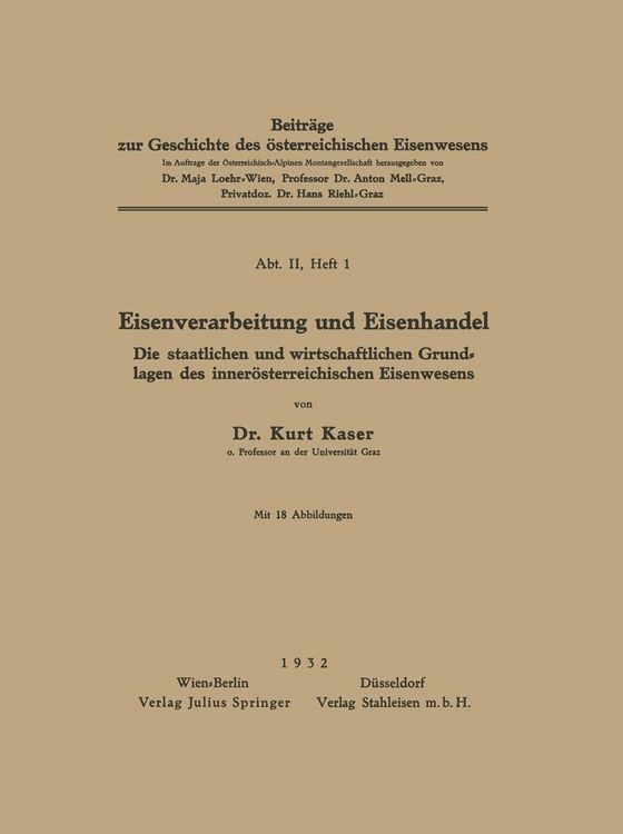 Produktbild: Eisenverarbeitung und Eisenhandel
