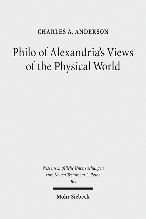 Produktbild: Philo of Alexandria's Views of the Physical World
