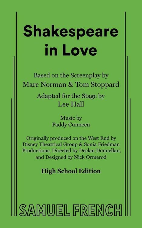 Produktbild: Shakespeare in Love (High School Edition)