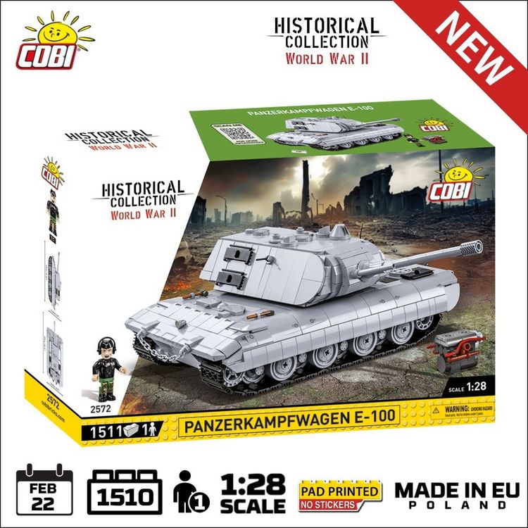 Produktbild: COBI Historical Collection 2572 - Panzerkampfwagen e-100