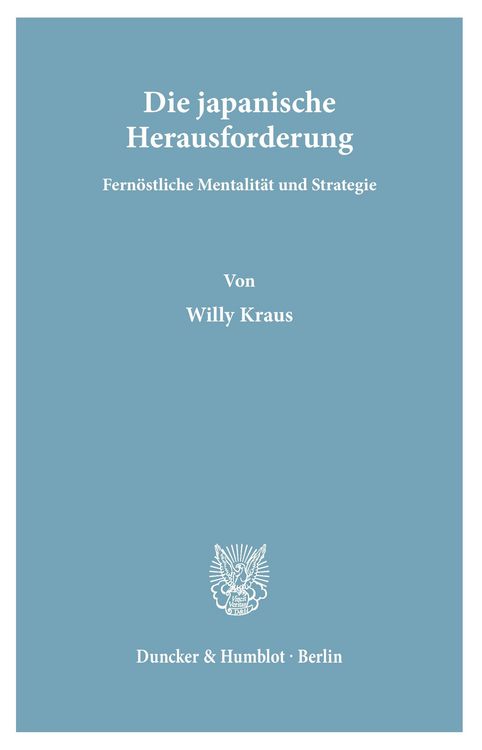 Produktbild: Die japanische Herausforderung.
