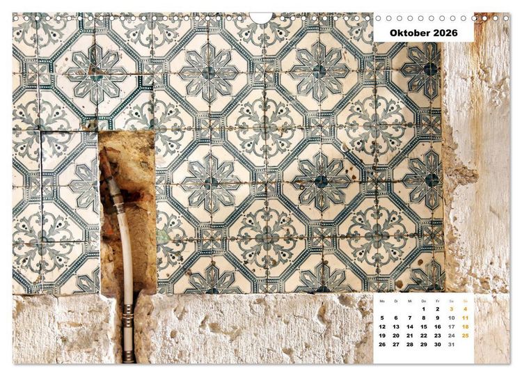 Produktbild: Lissabons Azulejos (Wandkalender 2026 DIN A3 quer), CALVENDO Monatskalender
