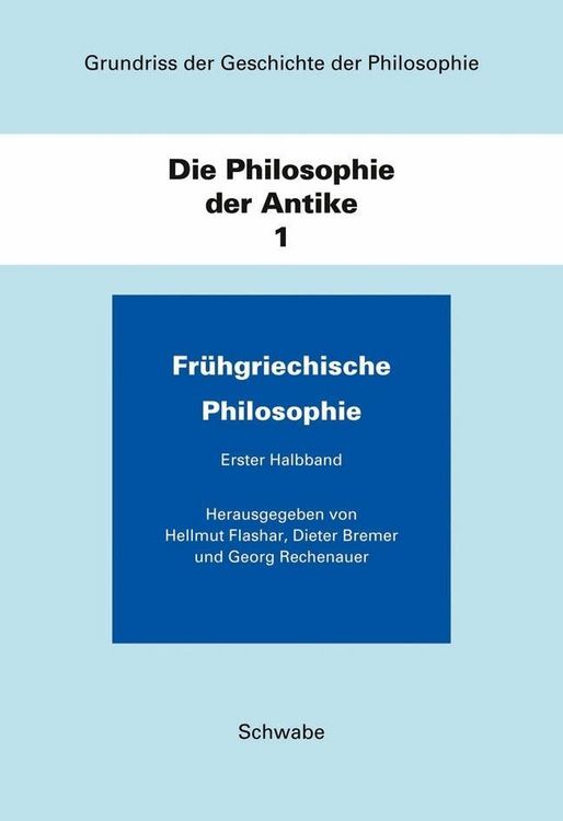 Produktbild: Fr&uuml;hgriechische Philosophie