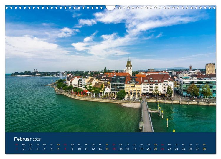 Produktbild: Ansichten vom Bodensee (Wandkalender 2026 DIN A3 quer), CALVENDO Monatskalender